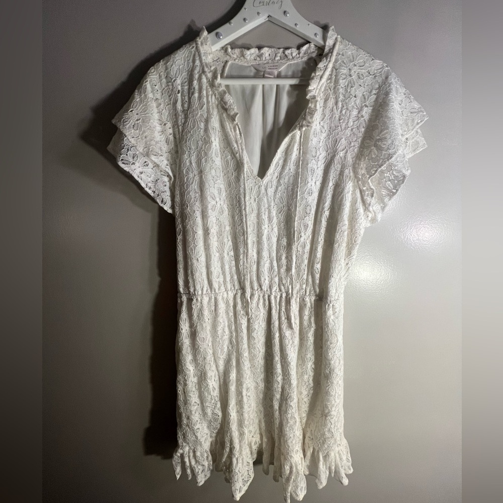 White Lace Lauren Conrad Dress